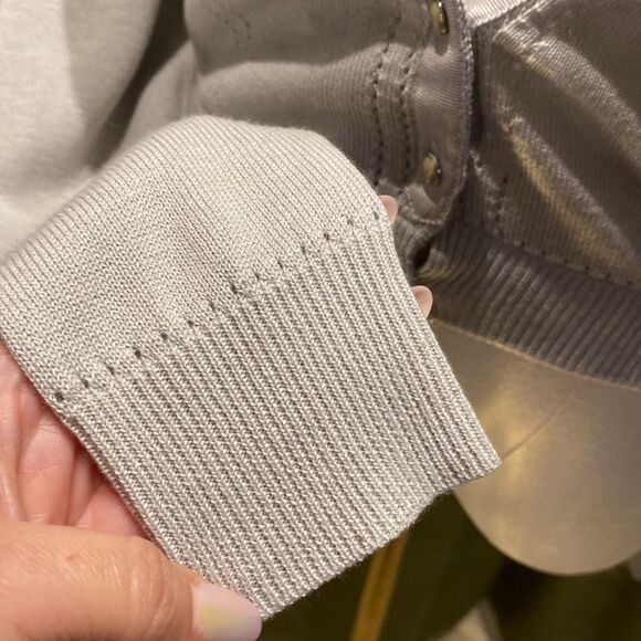 Lela Rose Silk and Cashmere Blend cardigan, M - Picture 6 of 9